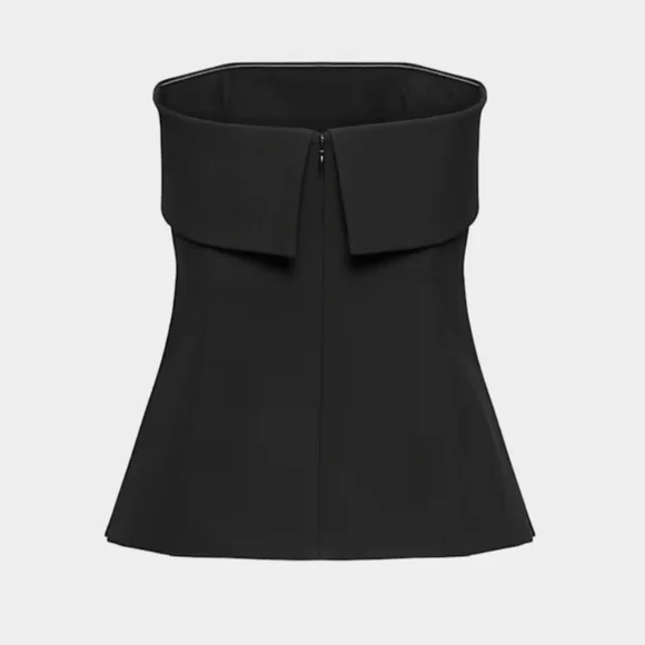 Aritzia Elegant Black Strapless Dress - Picture 2 of 8